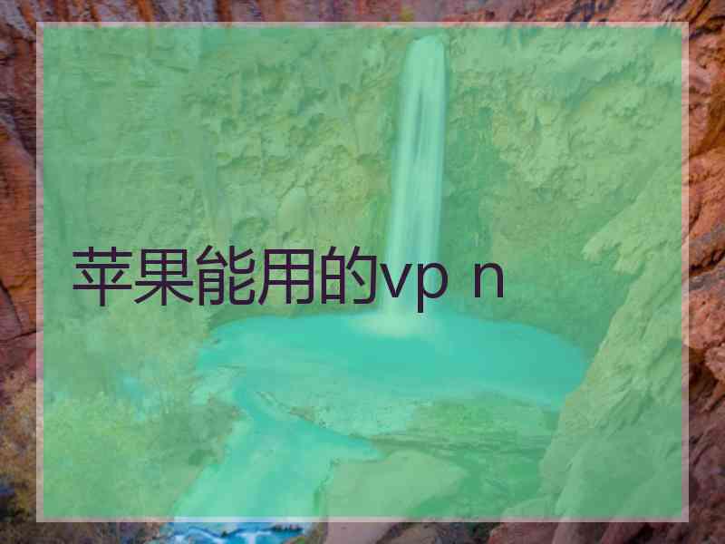 苹果能用的vp n