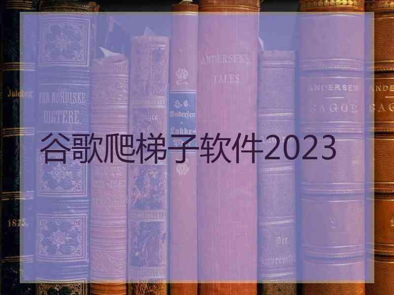 谷歌爬梯子软件2023