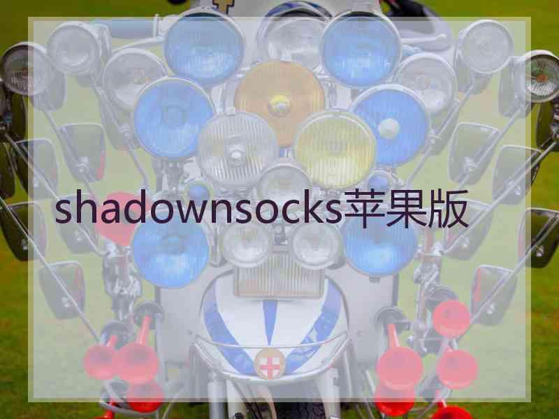 shadownsocks苹果版