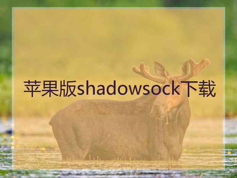 苹果版shadowsock下载